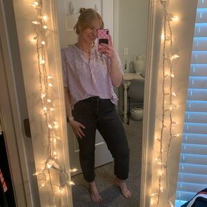 Purple blouse for the office